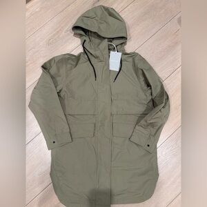 Everlane Khaki Hooded Jacket